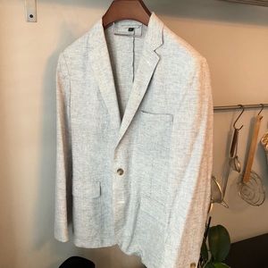 J. Crew linen unstructured blazer